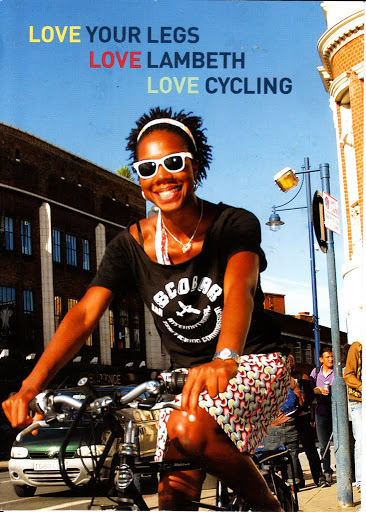 love your legs, love lambeth, love cycling flyer on lambethcyclists.org.uk